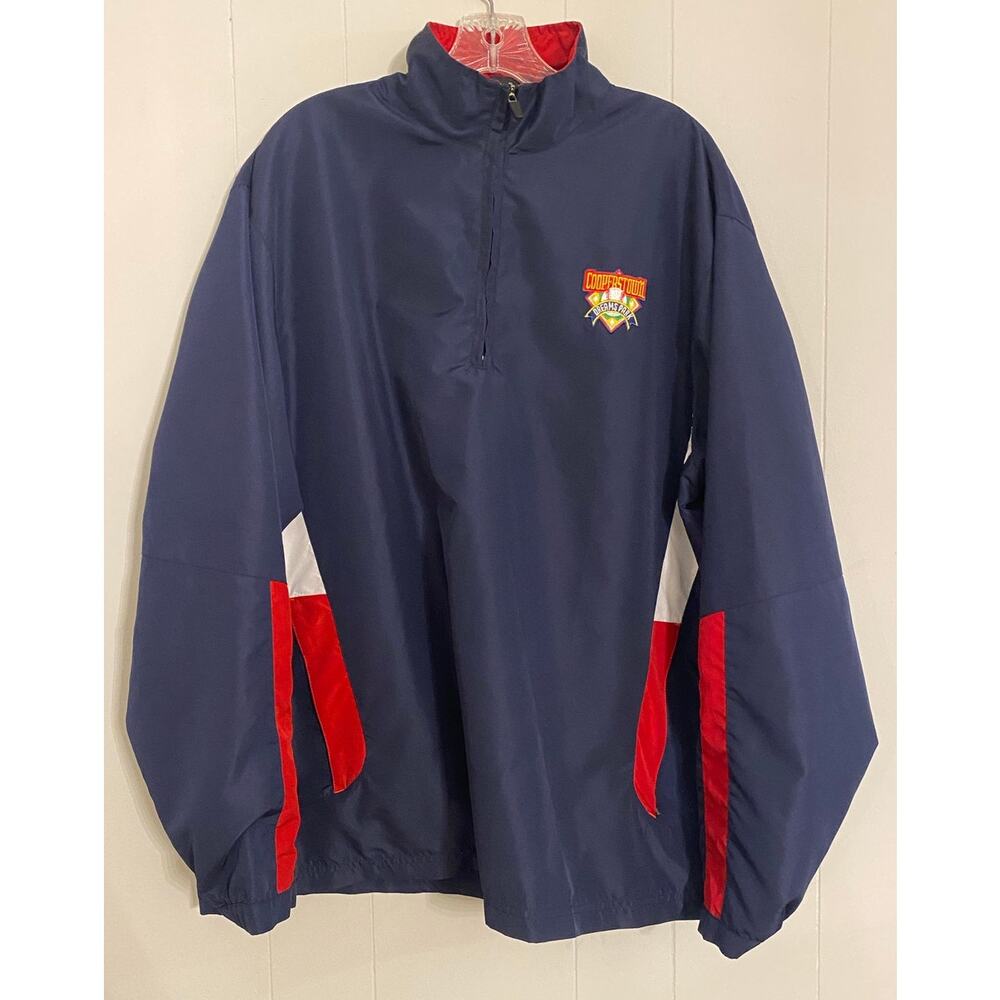 Cooperstown Dreams Park Pullover Windbreaker Jacket XL Baseball HOF Hall of Fame